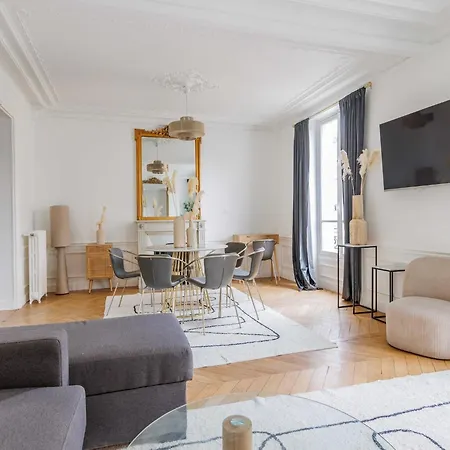 Spacious 3bdr 6p - Sur Seine Apartament *